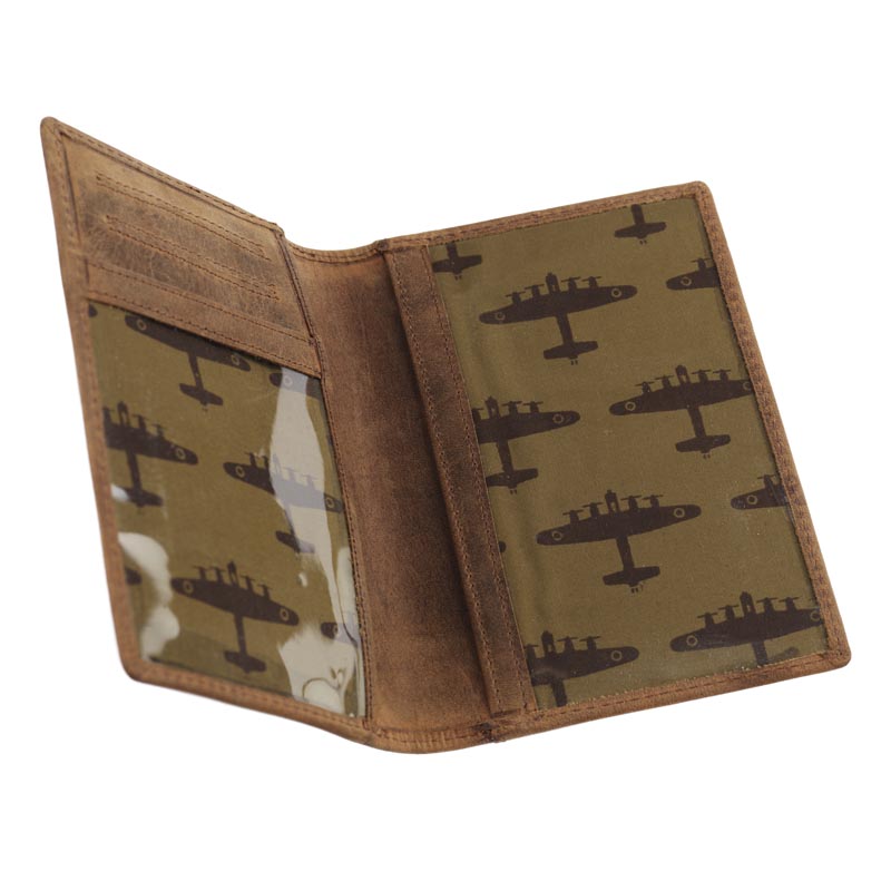 Lancaster passport cover inside lining perfect for dads and father's day